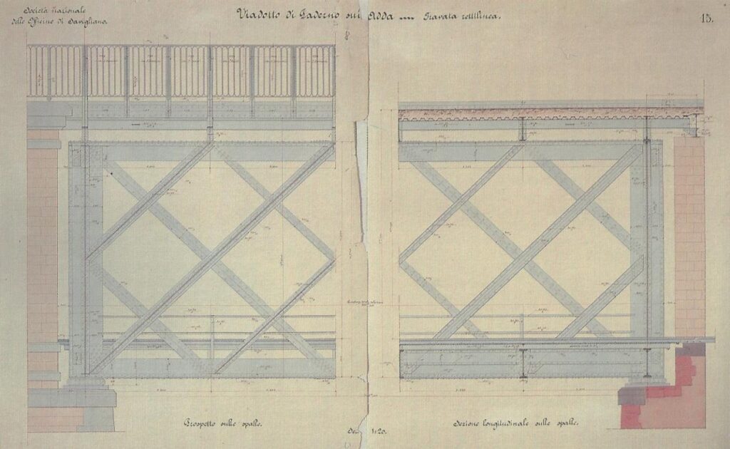 Ponte San Michele, Ponte Paderno d'Adda, Ponte Paderno, Jules Röthlisberger, candidatura unesco, Eiffel, ecomuseo adda di leonardo, vittorio alberganti