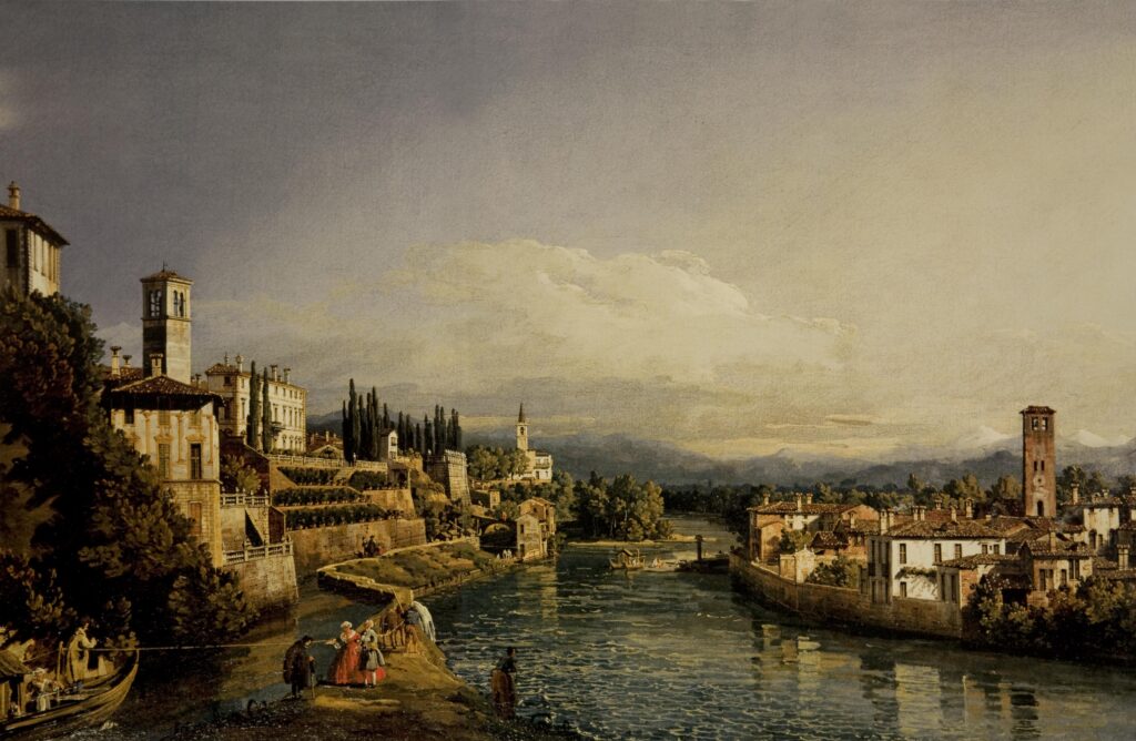 Proloco vaprio, silvia dondossola, ecomuseo adda di leonardo, vaprio d'adda, leonardo da vinci, bernardo bellotto, Gaspar van Wittel, collezione Pozzobonelli, giorgia sormani, Gualtiero Oberti, naviglio  martesana, casa del custode, quadri Vaprio, galleria digitale leonardo in adda, alzaia, visita Adda