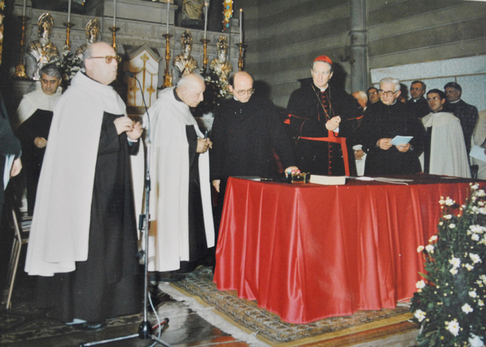 padre benigno calvi, padre benigno, carmelitani concesa, santuario divina maternità concesa, carmelitani scalzi, mario fordiani, lucia benedos, ecomuseo adda di leonardo