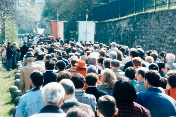 padre benigno calvi, padre benigno, carmelitani concesa, santuario divina maternità concesa, carmelitani scalzi, mario fordiani, lucia benedos, ecomuseo adda di leonardo